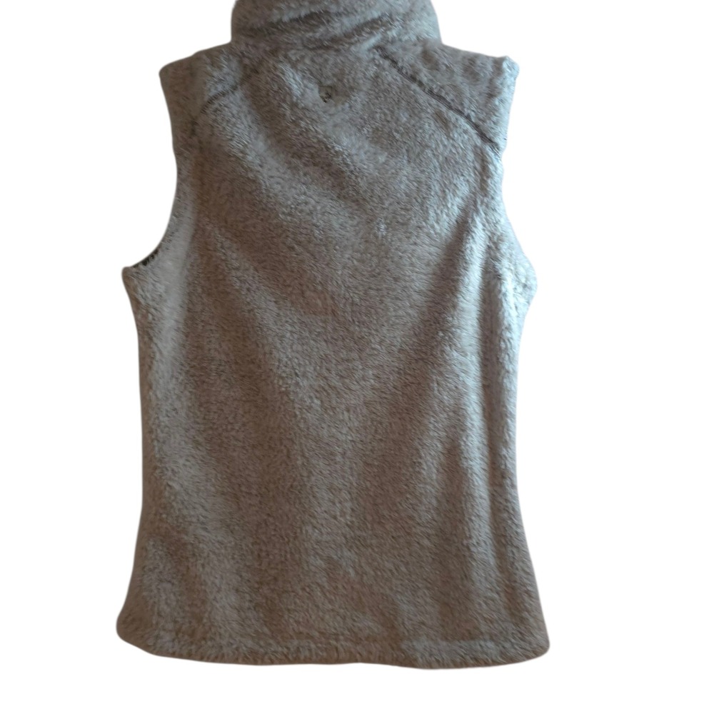 KÜHL Flight Vest Womens S Sherpa Fleece Zip Out Hood Gray‎ Brown Gorpcore Alpine - Picture 10 of 15